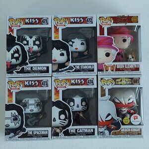 KISS Pop! Sayings Funko Pop! Vinyl Figure Bundle of 6
